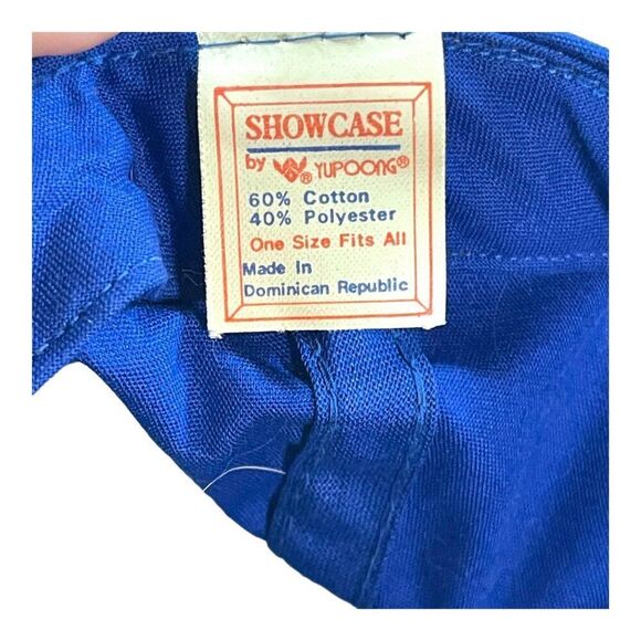 Vintage Showcase Rooster Keywest Chicken Snapback Hat Blue & Rainbow Emrboidered - Picture 3 of 6